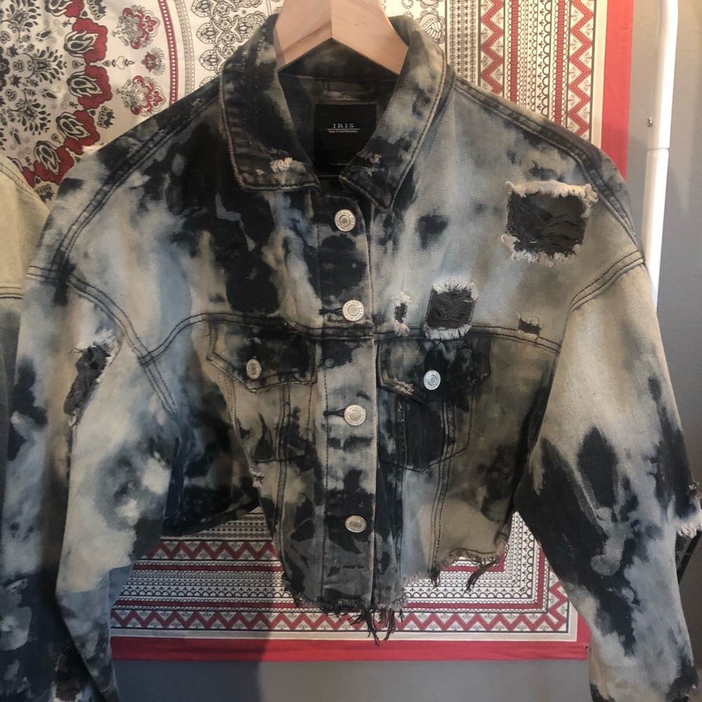 Custom Cropped Jean Jacket